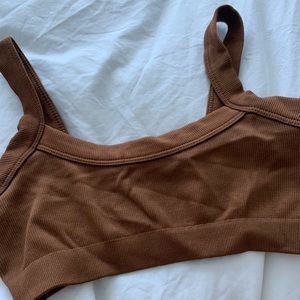 Urban outfitters brown bra top